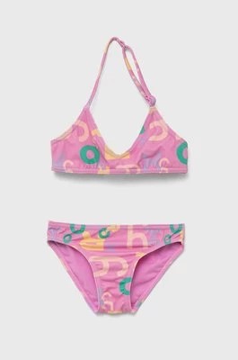 Zdjęcie produktu Roxy dwuczęściowy strój kąpielowy dziecięcy kolor różowy