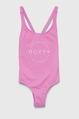 Zdjęcie produktu Roxy jednoczęściowy strój kąpielowy dziecięcy kolor różowy