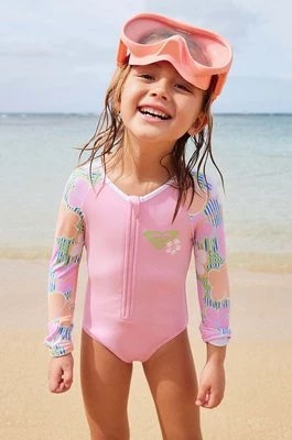 Zdjęcie produktu Roxy jednoczęściowy strój kąpielowy dziecięcy TINY FLOWERNE kolor różowy