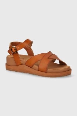 Zdjęcie produktu Roxy sandały damskie kolor brązowy na platformie ARJL200848