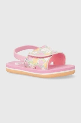 Zdjęcie produktu Roxy sandały dziecięce kolor różowy