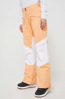 Zdjęcie produktu Roxy spodnie Woodrose x Chloe Kim kolor pomarańczowy