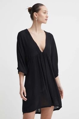 Zdjęcie produktu Roxy sukienka plażowa kolor czarny ERJX603386