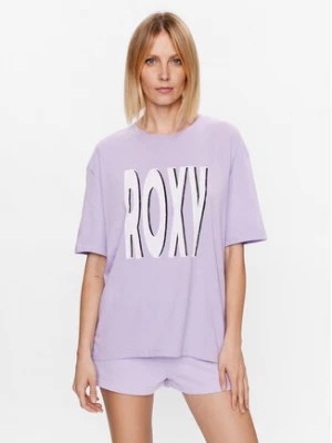 Zdjęcie produktu Roxy T-Shirt ERJZT05461 Fioletowy Regular Fit