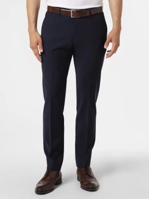Zdjęcie produktu Roy Robson Męskie spodnie od garnituru modułowego Mężczyźni Super Slim Fit wełna ze strzyży niebieski jednolity,