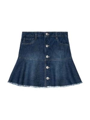 Zdjęcie produktu Rozkloszowana spódnica jeansowa z guzikami dla dziewczynki Minoti