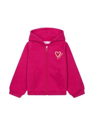 Zdjęcie produktu Różowa bluza dla niemowlaka z kapturem Minoti