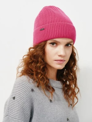 Zdjęcie produktu Różowa czapka zimowa damska OCHNIK
