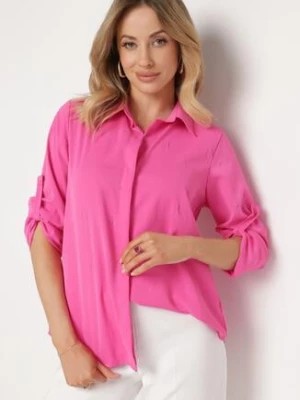 Zdjęcie produktu Różowa Koszula Klasyczna na Guziki Isperria