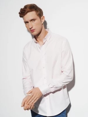 Zdjęcie produktu Różowa koszula męska slim OCHNIK