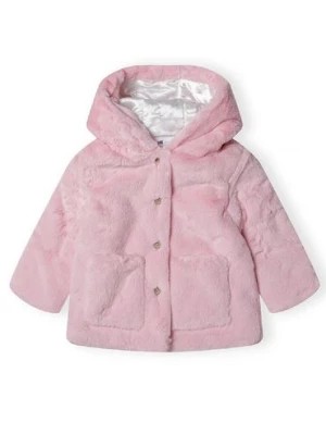 Zdjęcie produktu Różowa kurtka przejściowa pluszowa dla niemowlaka Minoti
