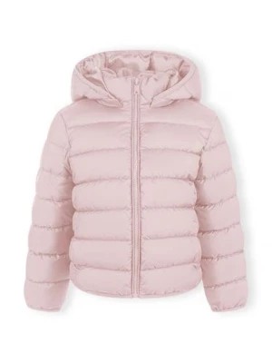 Zdjęcie produktu Różowa lekka kurtka z odpinanym kapturem dla dziewczynki Minoti