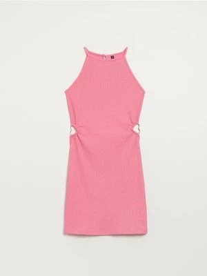 Zdjęcie produktu Różowa sukienka mini z odkrytymi plecami i detalami House