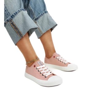 Zdjęcie produktu Różowe damskie trampki Cross Jeans