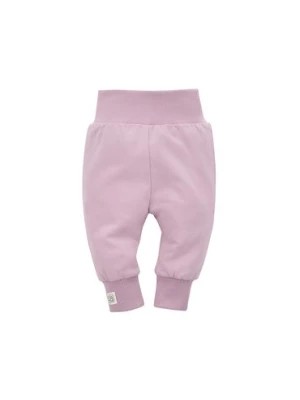 Zdjęcie produktu Różowe gładkie spodnie niemowlęce Pinokio