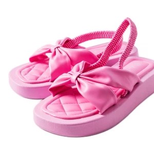 Zdjęcie produktu Różowe sandały na platformie Montagna Inna marka
