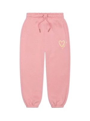 Zdjęcie produktu Różowe spodnie dresowe dla dziewczynki Minoti