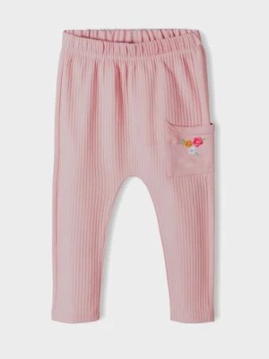 Zdjęcie produktu Różowe spodnie niemowlęce z kieszenią 5.10.15.