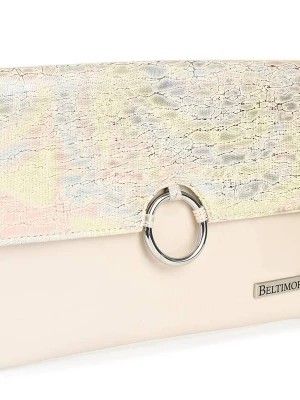 Zdjęcie produktu Różowo- kolorowa oryginalna damska torebka kopertówka na pasku usztywniana różowy Merg