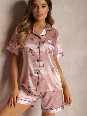 Zdjęcie produktu Różowy Komplet Piżamowy Pronaea