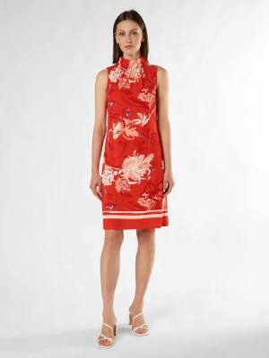 Zdjęcie produktu s.Oliver BLACK LABEL Sukienka damska Kobiety Sztuczne włókno czerwony wzorzysty,
