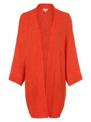 Zdjęcie produktu s.Oliver Dzianinowe wdzianko Kobiety Sztuczne włókno czerwony|pomarańczowy jednolity,