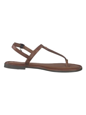 Zdjęcie produktu s.Oliver Skórzane sandały w kolorze jasnobrązowym rozmiar: 38
