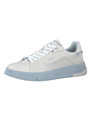 Zdjęcie produktu S. Oliver Sneakersy w kolorze biało-błękitnym rozmiar: 36