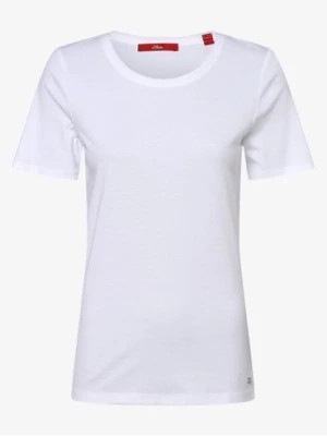 Zdjęcie produktu s.Oliver T-shirt damski Kobiety Bawełna biały jednolity,