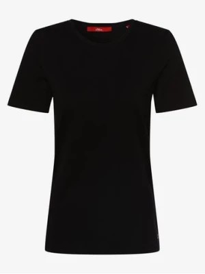 Zdjęcie produktu s.Oliver T-shirt damski Kobiety Bawełna czarny jednolity,