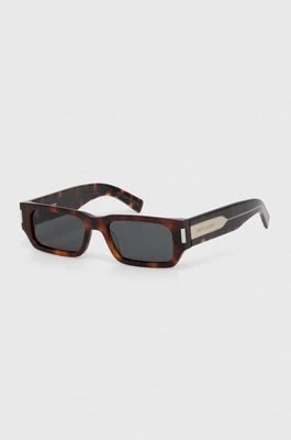 Zdjęcie produktu Saint Laurent okulary przeciwsłoneczne kolor brązowy SL 660