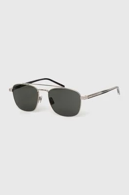Zdjęcie produktu Saint Laurent okulary przeciwsłoneczne kolor srebrny SL 665
