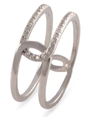 Zdjęcie produktu Saint Roman Srebrny pierścionek z cyrkoniami rozmiar: 54