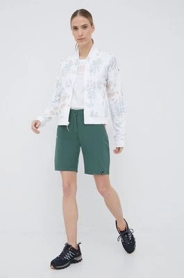 Zdjęcie produktu Salewa szorty outdoorowe Talvena damskie kolor zielony gładkie medium waist