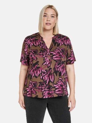 Zdjęcie produktu SAMOON Bluzka w kolorze różowo-jasnobrązowym rozmiar: 46