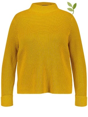 Zdjęcie produktu SAMOON Sweter w kolorze musztardowym rozmiar: 44