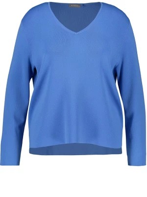 Zdjęcie produktu SAMOON Sweter w kolorze niebieskim rozmiar: 44