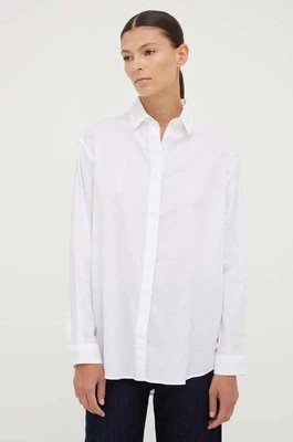 Zdjęcie produktu Samsoe Samsoe koszula bawełniana CAICO damska kolor biały relaxed z kołnierzykiem klasycznym F14123548
