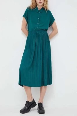 Zdjęcie produktu Samsoe Samsoe spódnica Uma kolor zielony midi rozkloszowana F18303206