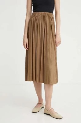 Zdjęcie produktu Samsoe Samsoe spódnica Uma kolor brązowy midi rozkloszowana F18303206