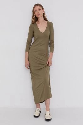 Zdjęcie produktu Samsoe Samsoe Sukienka kolor beżowy maxi dopasowana