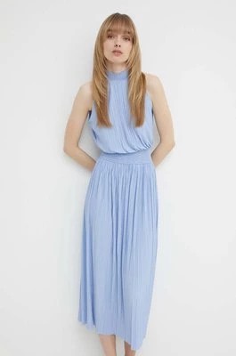 Zdjęcie produktu Samsoe Samsoe sukienka kolor niebieski maxi rozkloszowana