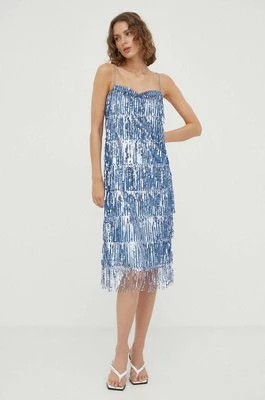 Zdjęcie produktu Samsoe Samsoe sukienka kolor niebieski mini dopasowana