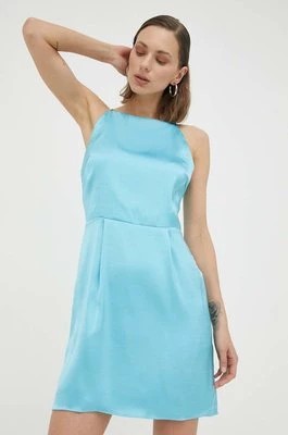 Zdjęcie produktu Samsoe Samsoe sukienka kolor niebieski mini rozkloszowana
