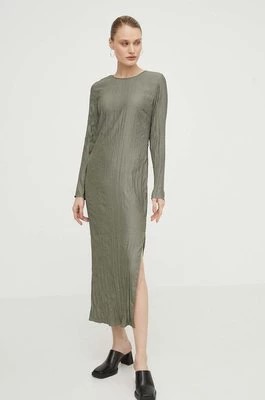 Zdjęcie produktu Samsoe Samsoe sukienka SAISABEL kolor zielony midi prosta F24100132