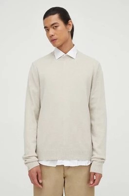 Zdjęcie produktu Samsoe Samsoe sweter wełniany SYLLI męski kolor beżowy M20500076