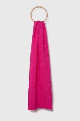 Zdjęcie produktu Samsoe Samsoe szalik wełniany kolor różowy melanżowy