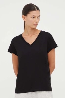Zdjęcie produktu Samsoe Samsoe t-shirt bawełniany SOLLY kolor czarny F00012028