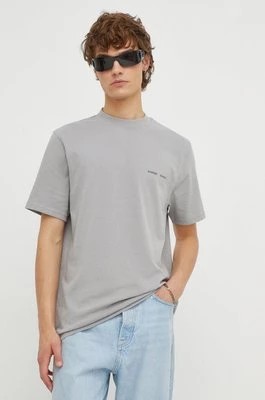 Zdjęcie produktu Samsoe Samsoe t-shirt bawełniany Norsbro męski kolor szary z nadrukiem M20300010