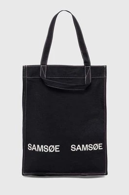 Zdjęcie produktu Samsoe Samsoe torba bawełniana SALUCCA kolor czarny U24100002